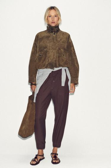 Zara Брюки с манжетами