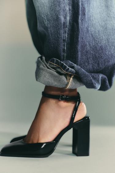 Zara Туфли-мюли с квадратным носком купить с доставкой.