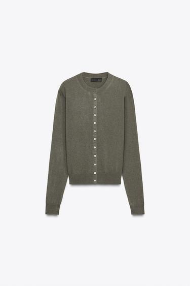 Zara Кардиган из 100% кашемира купить с доставкой.