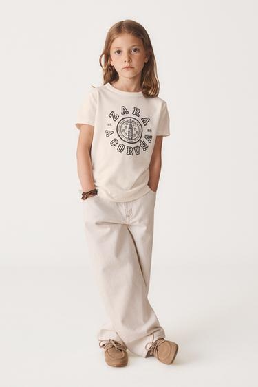 Zara 6-14 лет/ футболка в стиле преппи 50TH ANNIVERSARY