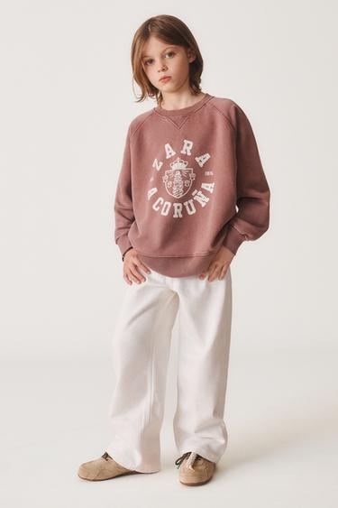 Zara 1/2-6 лет / толстовка в стиле преппи 50TH ANNIVERSARY