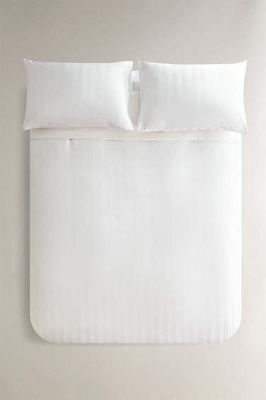 Zara Полосатое сатиновое одеяло (500 нитей)