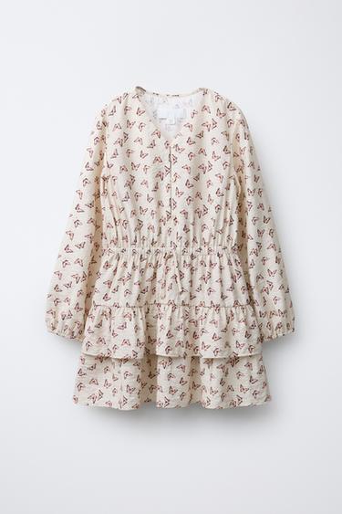 Zara Платье с принтом 