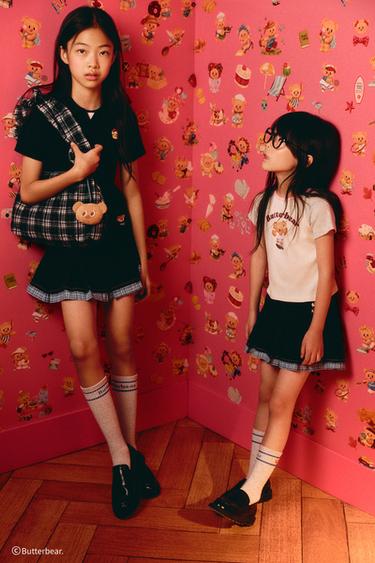 Zara Футболка с рукавами реглан BUTTERBEAR ©