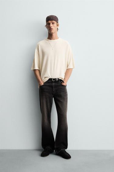 Zara Футболка с принтом и эффектом потертости купить с доставкой.