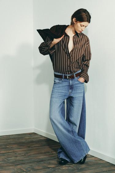 Zara Джинсы OVERSIZE TRF со средней посадкой