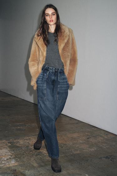 Zara Джинсы-баллоны — ZW COLLECTION