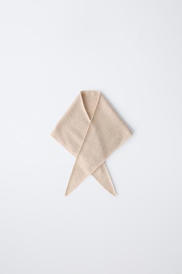 Zara Треугольный шарф из 100% кашемира