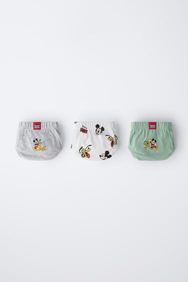 Zara 2-6 лет/ набор из трех трусов «микки маус и друзья» © DISNEY купить с доставкой.