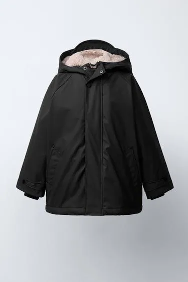 Прорезиненная куртка WATER REPELLENT на овчине