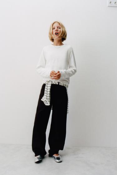 Zara Набор из трех однотонных футболок