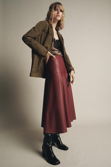 Zara Блейзер оверсайз из 100% замши — LIMITED EDITION, ZW COLLECTION