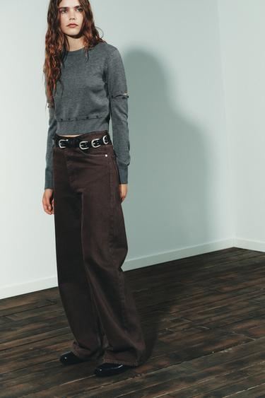 Zara Джинсы «TRF EXTRA»  с высокой посадкой