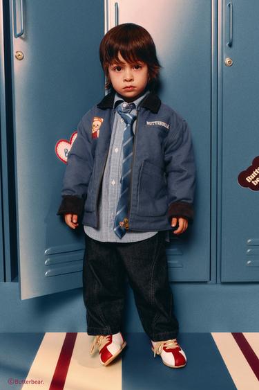 Zara Куртка с воротником из вельвета BUTTERBEAR ©