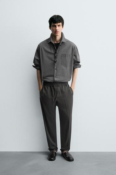 Zara Брюки-джоггеры комфортной посадки