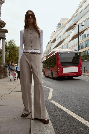 Zara Жилет в клетку