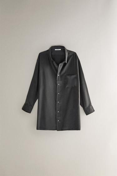 Zara Шелковая рубашка купить с доставкой.
