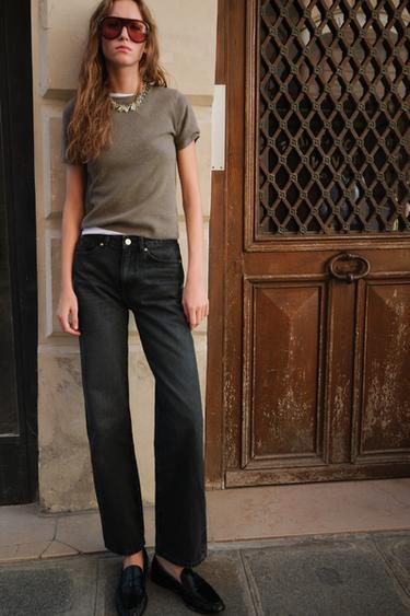Zara Джинсы Z.03 REGULAR FIT с высокой посадкой и удлиненными брючинами