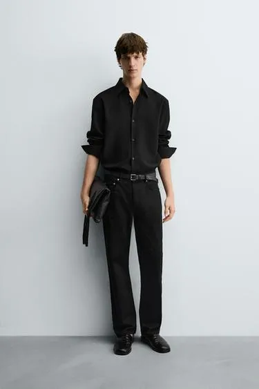 Рубашка из струящейся ткани LIMITED EDITION- Заказать в России