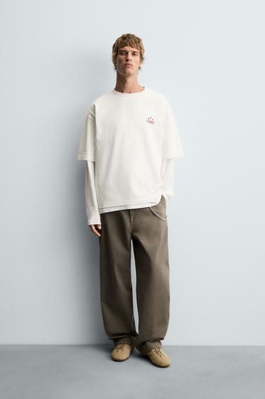 Zara Футболка с фотопринтом купить с доставкой.