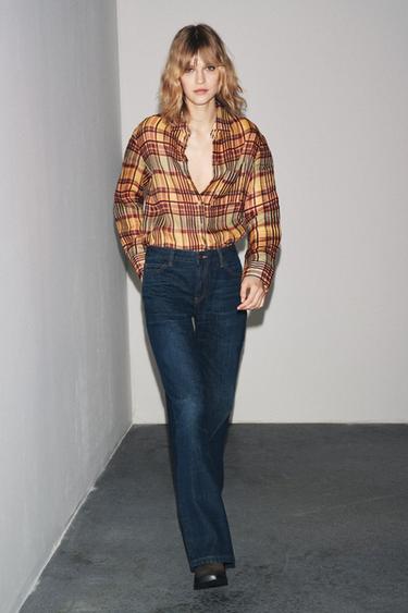 Zara Джинсы BOOT-CUT с низкой посадкой — ZW COLLECTION