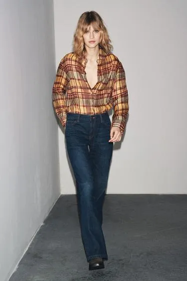 Джинсы BOOT-CUT с низкой посадкой — ZW COLLECTION- Заказать в России