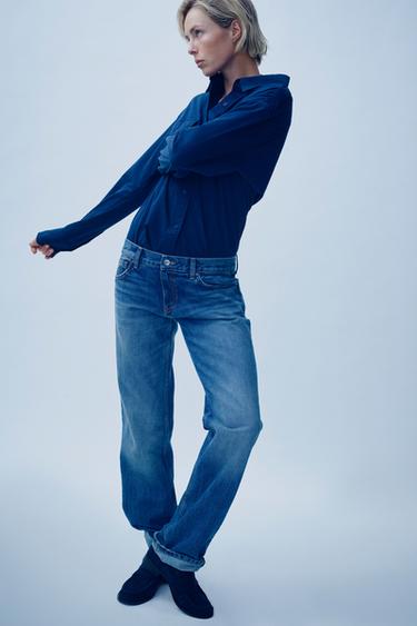 Zara Джинсы SLUNG с низкой посадкой