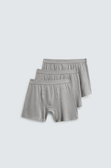 Zara Набор из 3 трусов-боксеров из модальной смеси купить с доставкой.
