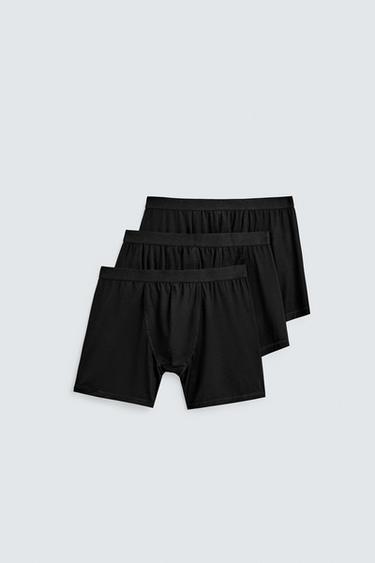 Zara Набор из 3 трусов-боксеров из модальной смеси купить с доставкой.