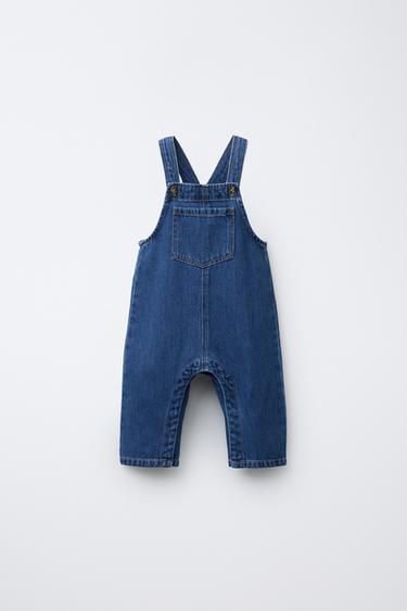 Zara Длинный джинсовый комбинезон купить с доставкой.