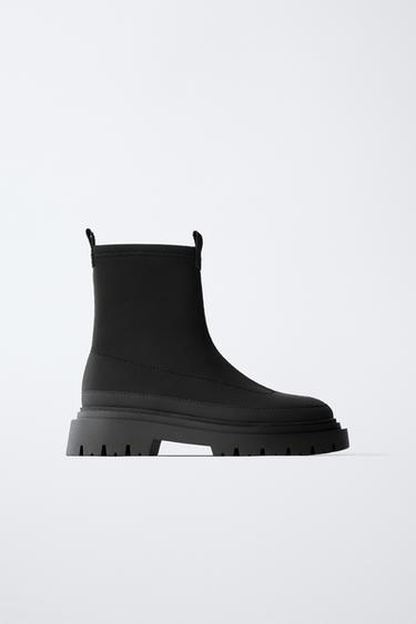 Zara Ботинки-носок WATER REPELLENT купить с доставкой.