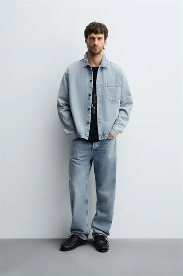 Джинсовая рубашка BOXY FIT