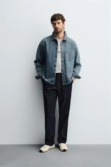 Джинсовая рубашка BOXY FIT