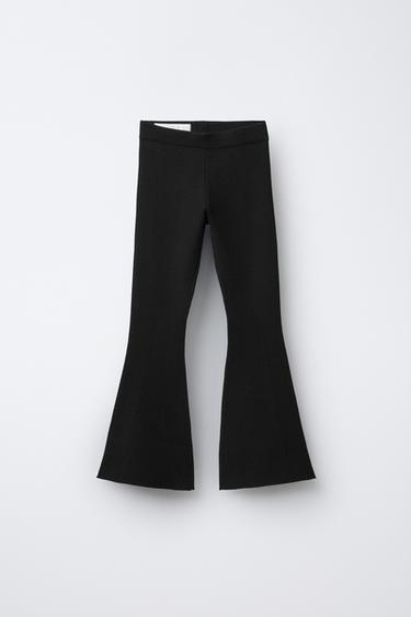 Zara Легинсы FLARE в рубчик купить с доставкой.