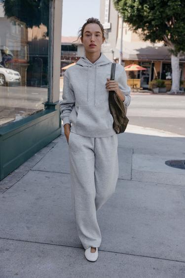 Zara Базовые брюки из мягкой ткани