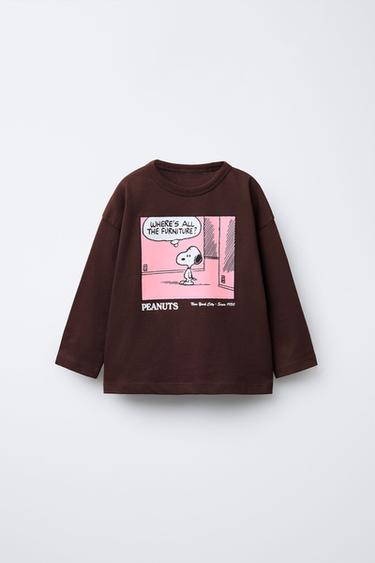 Zara Футболка с принтом SNOOPY PEANUTS™ купить с доставкой.