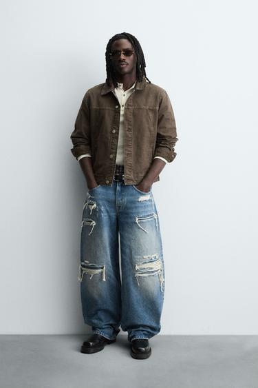 Zara Базовая джинсовая куртка