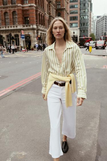 Zara Рубашка в полоску