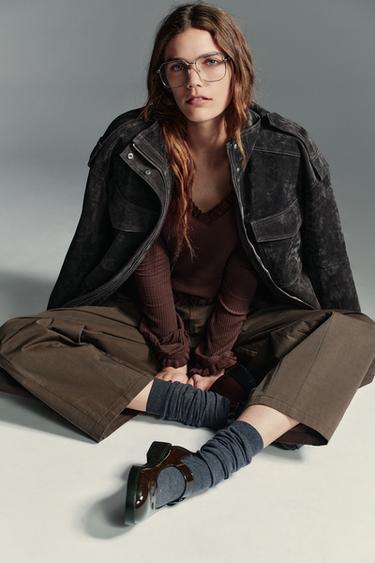 Zara Туфли-балетки на платформе купить с доставкой.