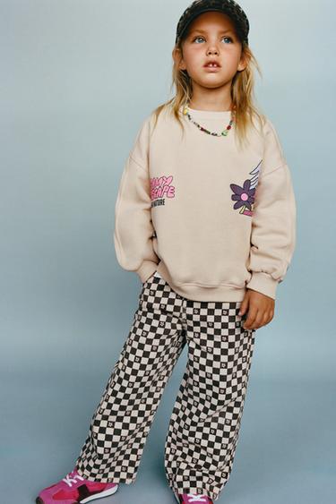 Zara Брюки-кюлоты из твила в шотландскую клетку купить с доставкой.