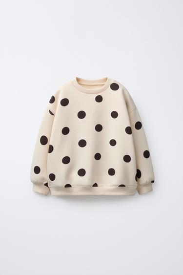 Zara Толстовка в горошек купить с доставкой.