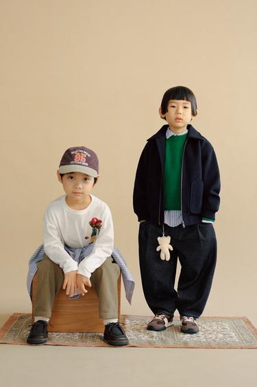 Zara Куртка из синтетической шерсти с карманами