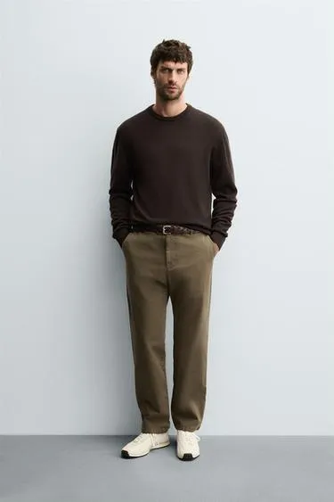 Брюки STRAIGHT FIT из твила