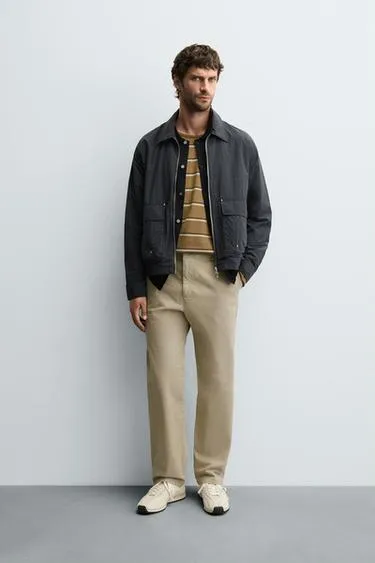 Брюки STRAIGHT FIT из твила
