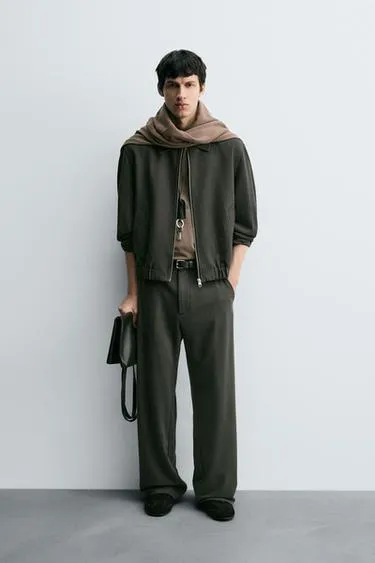 Брюки RELAXED FIT из струящейся ткани