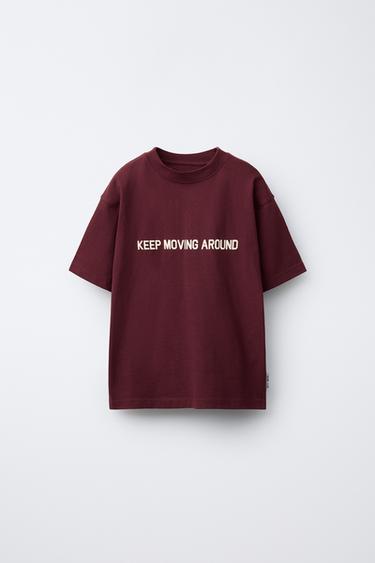 Zara Футболка в стиле преппи с рельефной надписью купить с доставкой.