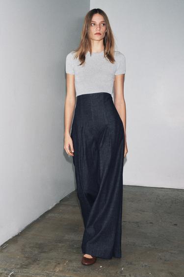 Zara Мягкая футболка с короткими рукавами