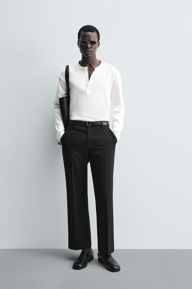 Zara Струящиеся брюки FLARE FIT купить с доставкой.