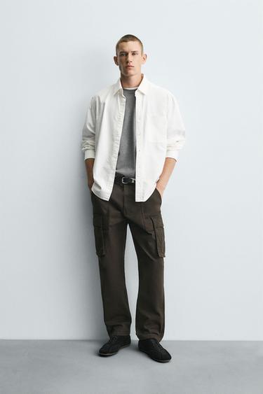 Zara Брюки карго RELAXED FIT купить с доставкой.