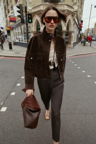 Zara Брюки с высокой посадкой